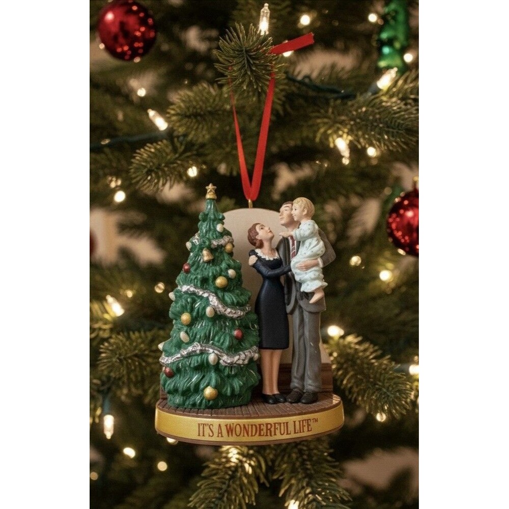 Hallmark Keepsake It's A Wonderful Life Celebrating 50 Years Ornament Family